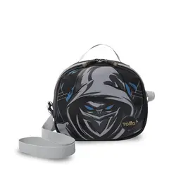 TOTTO - Lonchera Con Porta Comidas Hanzo M Negro Niño