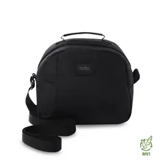 TOTTO - Lonchera Trik Negra Con Portacomidas Unisex