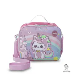 TOTTO - Lonchera Con Porta Comidas Magic Spark L Rosado Niña