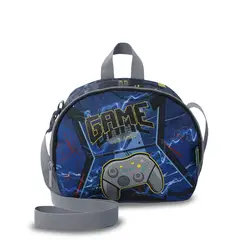 TOTTO - Lonchera Con Porta Comidas Game Blue L Walt Azul Niño
