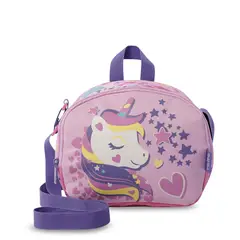 TOTTO - Lonchera Con Porta Comidas Zafiro L Walt Rosado Niña