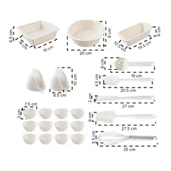 TRIPLE CLEAN - Kit De Utensilios De Repostería