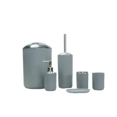 TRIPLE CLEAN - Set De 6 Accesorios Para Baño