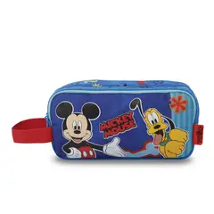 TOTTO - Cartuchera Multiuso Escolar Mickey Andy Pluto Azul