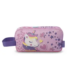 TOTTO - Cartuchera Multiuso Escolar Zafiro Walt Rosado Niña