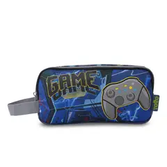 TOTTO - Cartuchera Multiuso Escolar Game Blue Walt Azul Niño