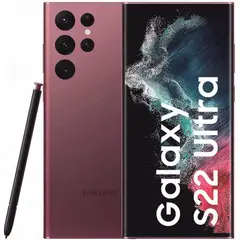 SAMSUNG - Celular Galaxy S22 Ultra 5G 256GB Vinotinto Reacondicionado