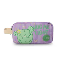 TOTTO - Cartuchera Multiuso Escolar 2 Cuerpos Katy Niña Morado