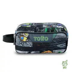 TOTTO - Cartuchera Multiuso Escolar Agapec Hombre Negro