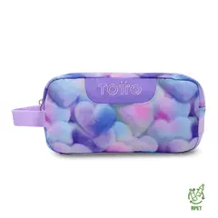 TOTTO - Cartuchera Multiuso Escolar Escuadra Mujer Morado