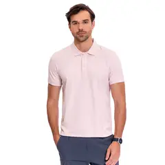 TOTTO - Camiseta Tipo Polo Youngpolo Rosado Para Hombre