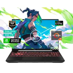 ASUS - Portátil Gamer TUF A16 AMD Ryzen 7 RAM 32GB SSD 1TB RTX 4050 6GB FHD 144 Hz