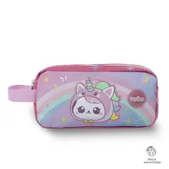 TOTTO - Cartuchera Multiuso Escolar 2 Cuerpos Magic Spark Niña