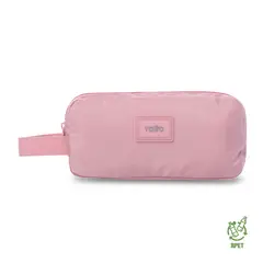 TOTTO - Multiuso Cartuchera Triple Bolsillo Rpet Trik 5 Rosado
