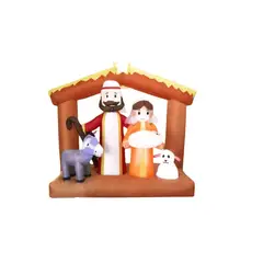 GENERICO - Pesebre Nacimiento Inflable Con Luces Led Navidad Gigante
