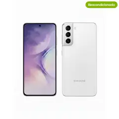 SAMSUNG - Celular Galaxy S21 128 Gb 5G Blanco Reacondicionado +14 Meses de Garantia