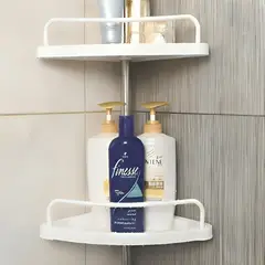 STANZIA HOME - Esquinero para Ducha Baño en Acero 4 niveles alto máximo 260 cms