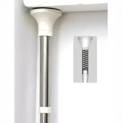 STANZIA HOME - Esquinero para Ducha Baño en Acero 4 niveles alto máximo 320 cms