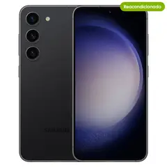 SAMSUNG - Celular Galaxy S23 Plus 256 GB 5G Negro Reacondicionado + Garantía extendida + Panel Solar