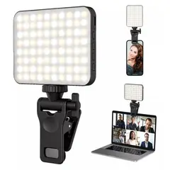 GENERICO - Luz Led Selfie Portátil Con Clip Para Celular Y Tablet Video