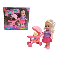 GENERICO - Muñeca En Coche Mascota Juguete Niñas Interactivo