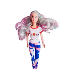 GENERICO - Muñeca Con Vestido Deportivo +mascotas Y Accesorios Mascotas