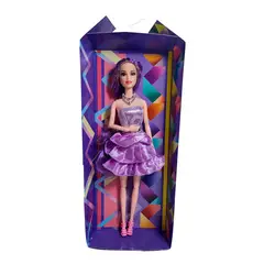 GENERICO - Muñeca Con Vestido Brillante Juguete Niñas