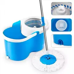 CLEAR - Trapeador Giratorio 360° Balde 2 Repuestos