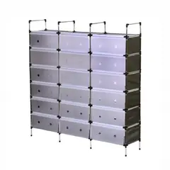 STANZIA HOME - Mueble organizador Kubo de 3 columnas