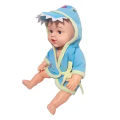 GENERICO - Muñeco Bebe Bata De Baño + Accesorios Juguete Niñas