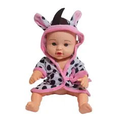GENERICO - Muñeco Bebe Bata De Baño + Accesorios Juguete Niñas