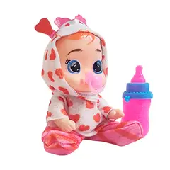 GENERICO - Muñeca Mini Pijama Colores + Chupo Y Tetero Juguete Niñas