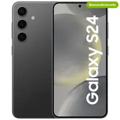 SAMSUNG - Celular Galaxy S24 128 GB 5G Negro Reacondicionado + Garantía extendida + Panel Solar