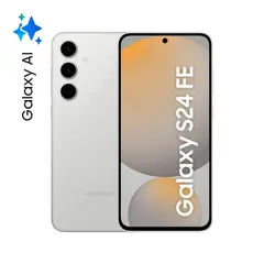 SAMSUNG - Celular Galaxy S24 Fe 256 Gb 5G Gris Reacondicionado +14 Meses de Garantia + Panel Solar