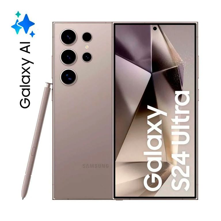 Celular Galaxy S24 Ultra 256 Gb 5G Gris Reacondicionado +14 Meses de Garantia + Panel Solar