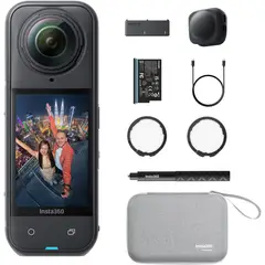 INSTA 360 - Insta360 Paquete X5 Essentials - Cámara de acción 8K impermeable de 360°