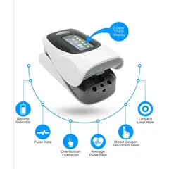 GENERICO - Oxímetro de pulso para dedo IMDK Blancogris