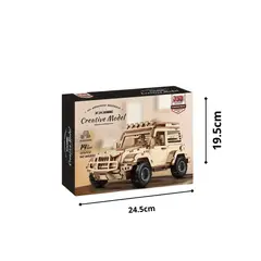 GENERICO - 3D de Madera para Armar Vehículo Todoterreno