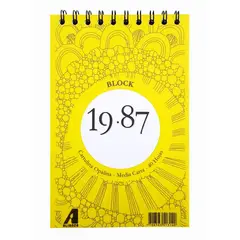 ALIANZA - Block 19.87 Cartulina Opalina Blanca Tamaño 1/2 Carta X 40 Hjs