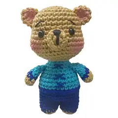 VANIDADES COLLECTIONS - Muñeco Oso Tejido Amigurumi Oso Tejido A Mano