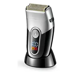 GENERICO - Maquina Rasuradora Eléctrica Hombre Impermeable Base Carga