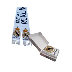 GENERICO - Bufanda Equipo De Fútbol Real Madrid En Caja - Blanca