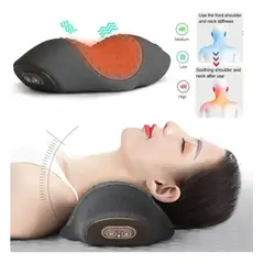 MILOPTS - Almohada Masajeadora Eléctrica con Calor y Vibración