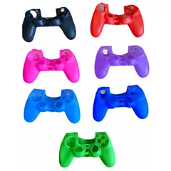 GENERICO - Protector Funda En Silicona Unicolor Para Control Ps4