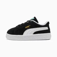 PUMA - Tenis Infante Suede Classic AC 399856-01 Negro Blanco Casual.