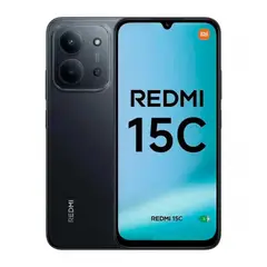 XIAOMI - Celular Redmi 15C Dual Sim 4G 128GB /4GB 6.9' 50 Mpx, Negro