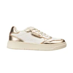 OCEAN PACIFIC - Tenis para Mujer OP Clasicos Dorados
