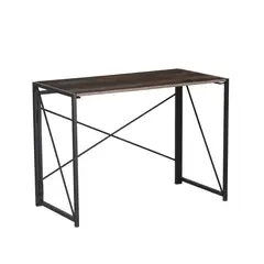 RELAN - Escritorio Plegable Estilo Industrial Compacto 100x50x72 Cm