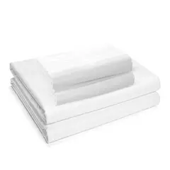 ENERGY PLUS - Sábana Hotelera para Cama King 2mt Blanca Suave y Resistente