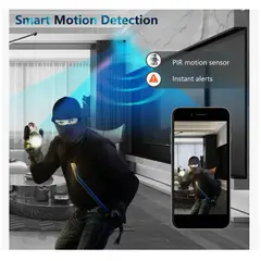 GENERICO - Cámara Espía Mini Modelo R9 Portátil Color Negro Wi-Fi